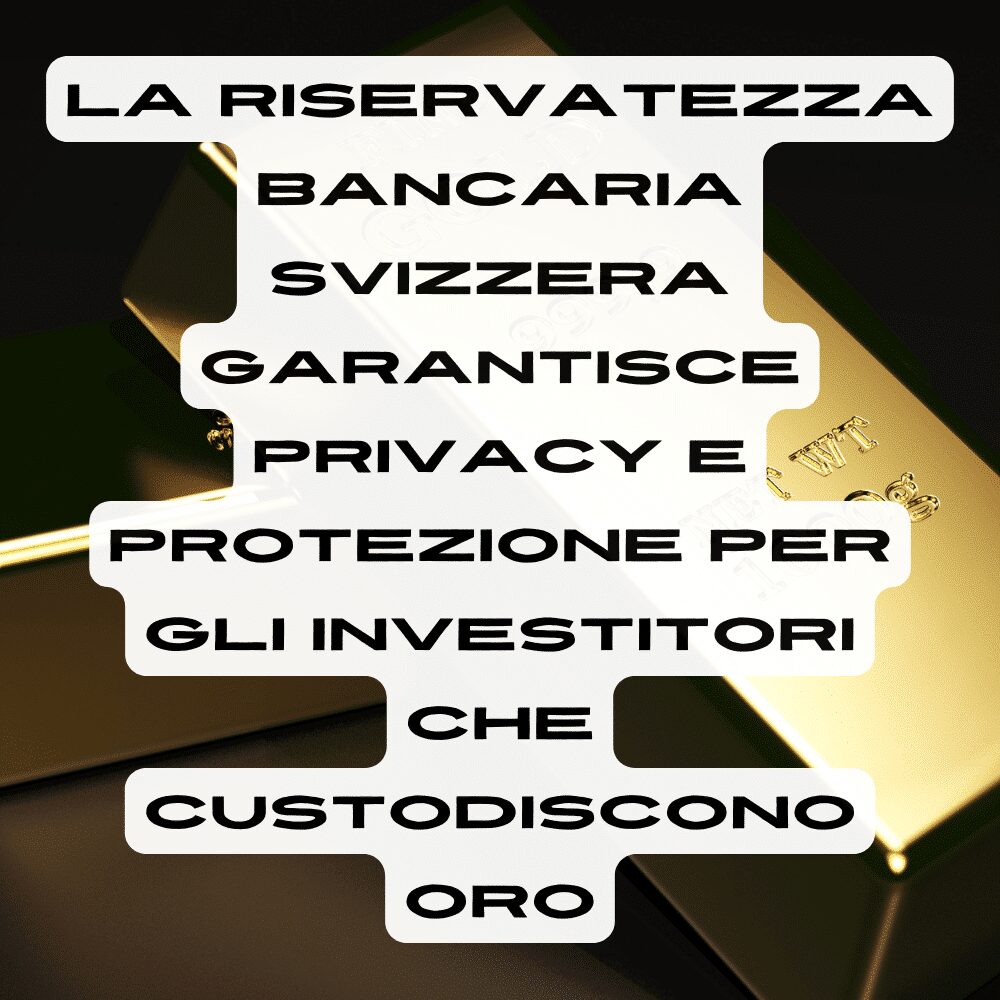 La riservatezza bancaria Svizzera garantisce privacy e protezione
